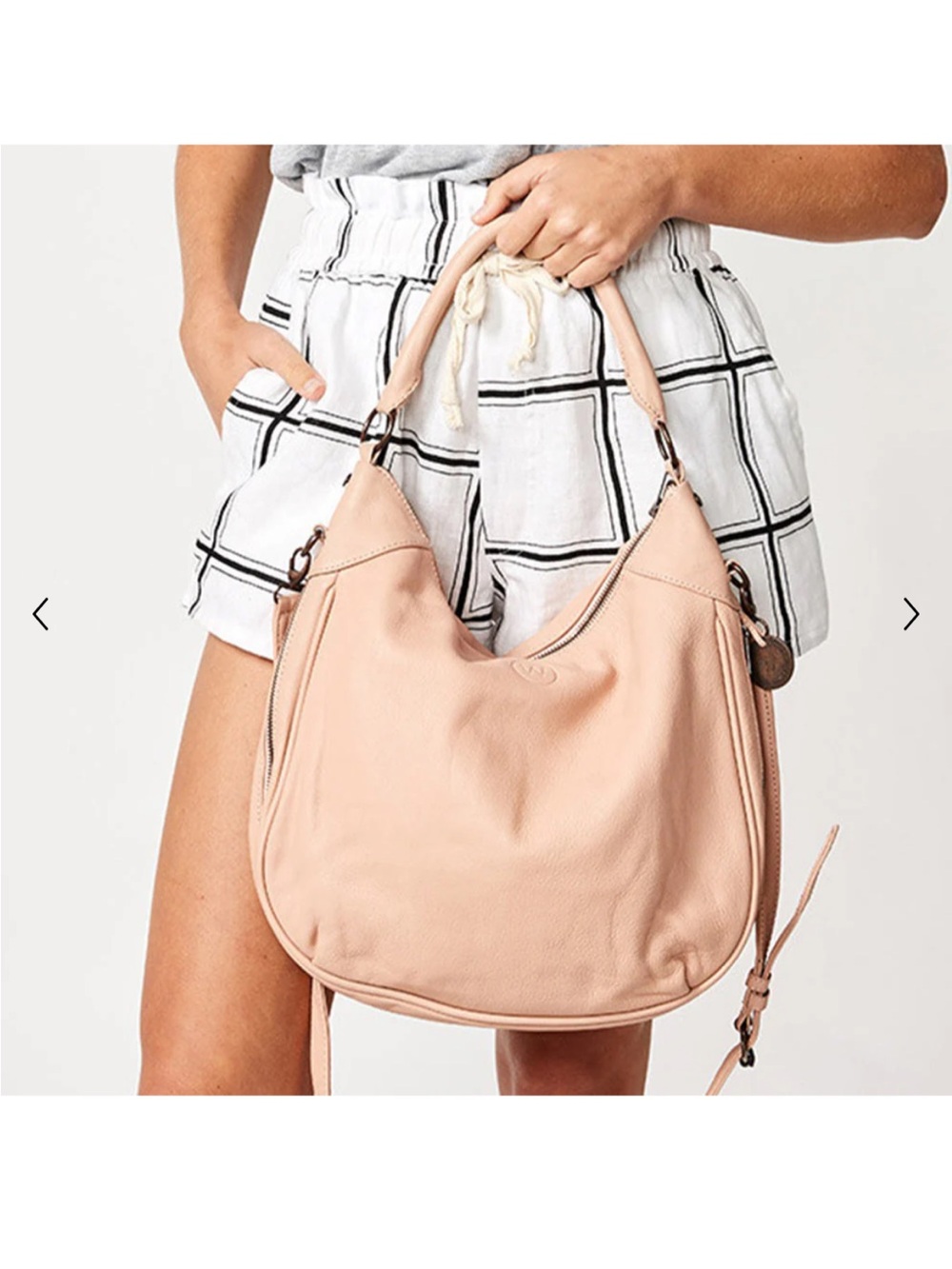 🩰 Santorini Bag/wallet/zip pouch in Blush/Ballet Pink by Wanderers Travel Co - Picture 2 of 15